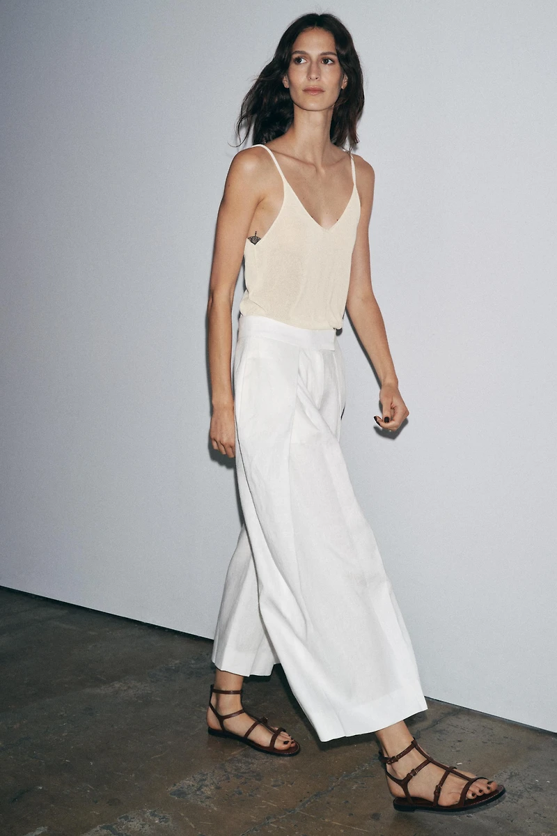 PANTALON VOLUME À PINCES ZW COLLECTION