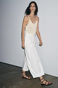 PANTALON VOLUME À PINCES ZW COLLECTION