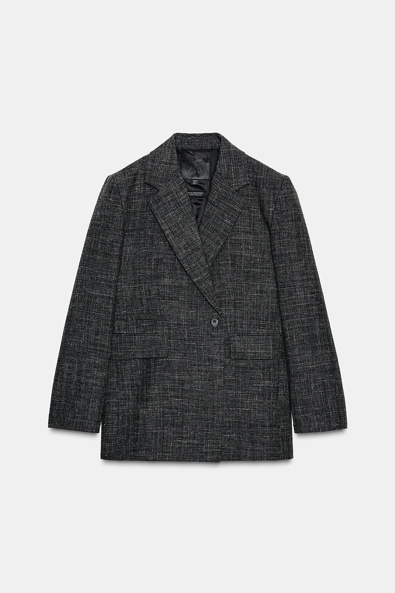 ZW COLLECTION STRAIGHT WOOL BLAZER