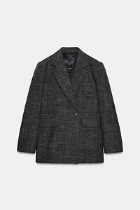 ZW COLLECTION STRAIGHT WOOL BLAZER