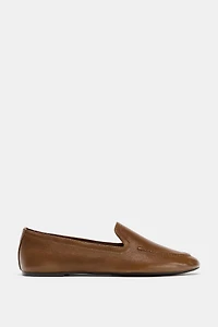 MOCASSINS EN CUIR À TIGE HAUTE