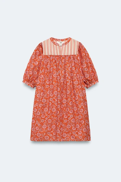 2-14 ANS/ ROBE KAFTAN FLEURS ÉDITION LIMITÉE
