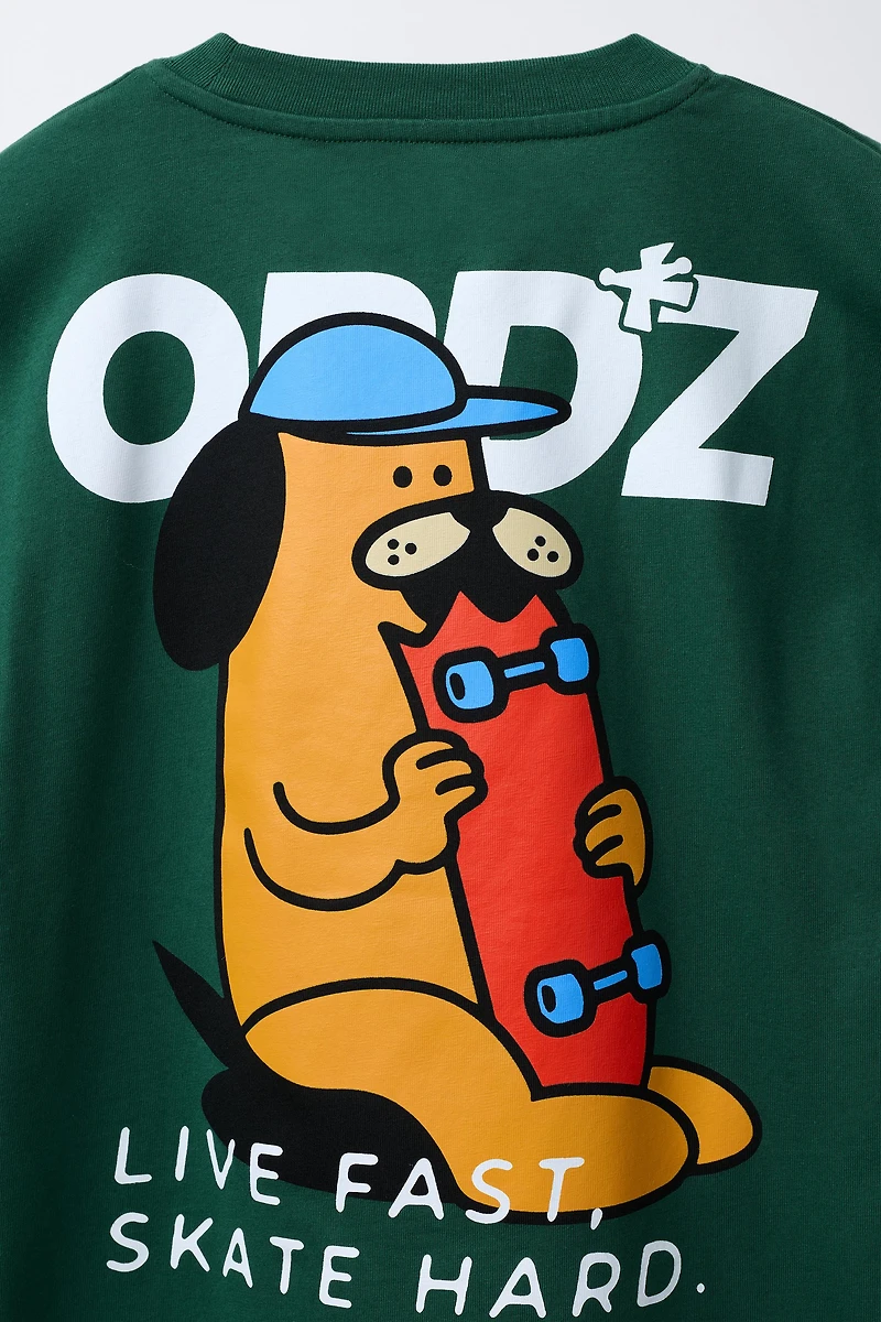 T-SHIRT IMPRIMÉ SKATE
