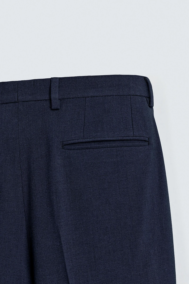 SLIM FIT SUIT PANTS