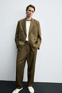 LIMITED EDITION PLEATED SUIT PANTS