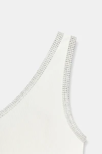 TOP ASYMÉTRIQUE BRILLANT