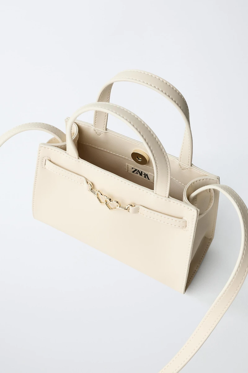 METALLIC DETAIL CROSSBODY BAG