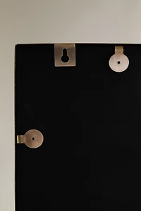 MIROIR MURAL BOIS RÉSINE X COLLAGERIE