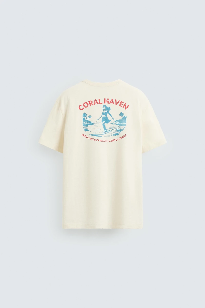 T-SHIRT GRAPHIQUES CONTRASTE