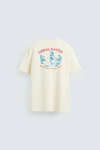 T-SHIRT GRAPHIQUES CONTRASTE
