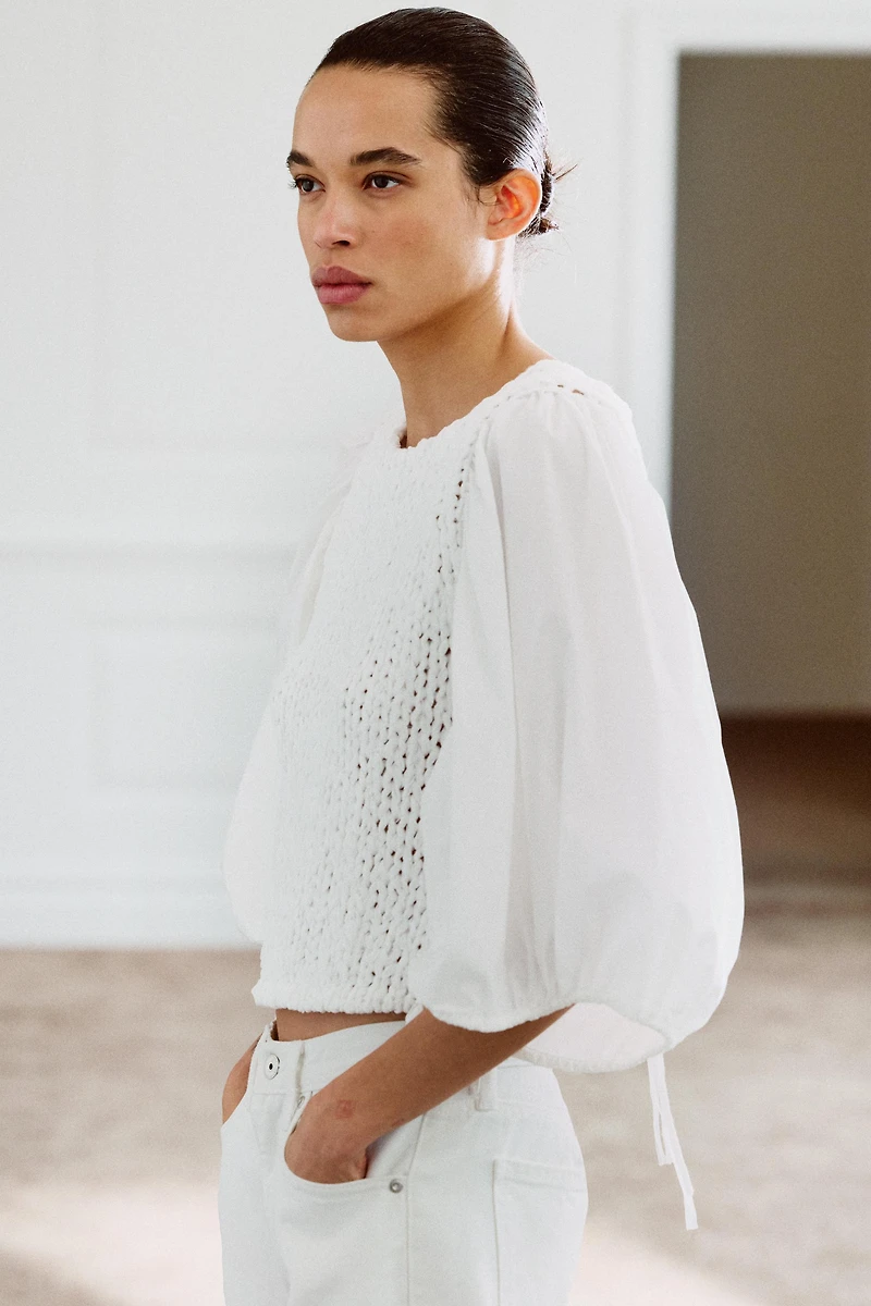 PULL EN MAILLE BIMATIÈRE