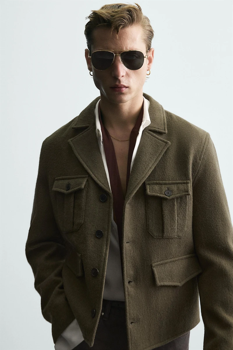 100% WOOL POCKET JACKET LIMITED EDITION