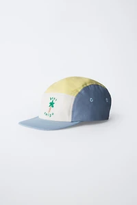 CASQUETTE PALMIER BRODÉ COLOR BLOCK