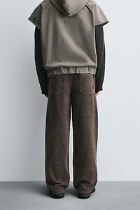 WASHED RELAXED FIT JOGGER PANTS