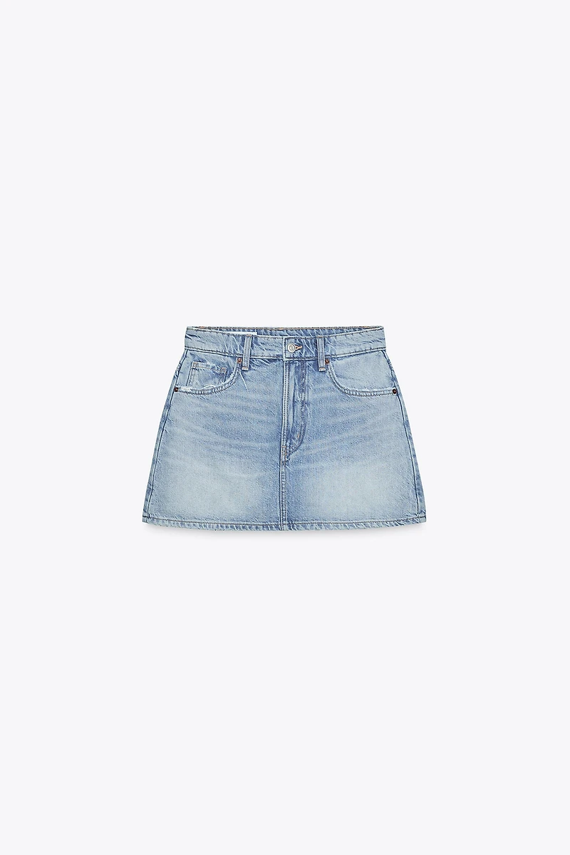 JUPE-CULOTTE EN JEAN TRF