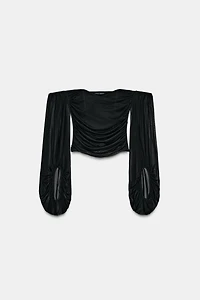 TOP FLUIDE DÉCOLLETÉ DROIT