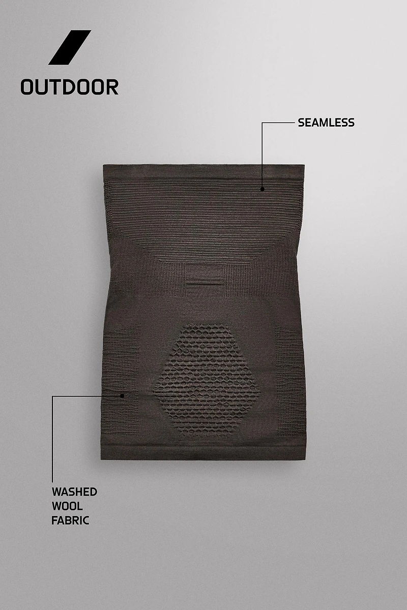WOOL BLEND NECK WARMER