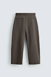 PANTALON COUPE LARGE AVEC CEINTURE