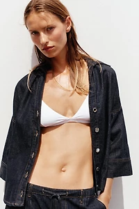 CHEMISE EN JEAN Z1975 À MANCHES LARGES
