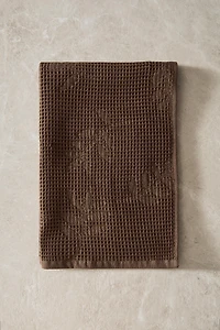 WAFFLE-KNIT KITCHEN TOWEL