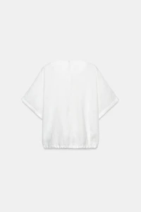 TOP 100 % LIN À LACETS ZW COLLECTION