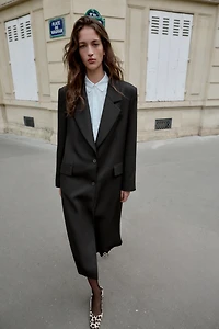 ANIMAL PRINT LEATHER SLINGBACK SHOES