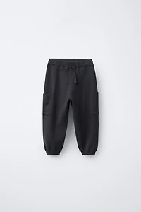 KNIT CARGO JOGGER PANTS