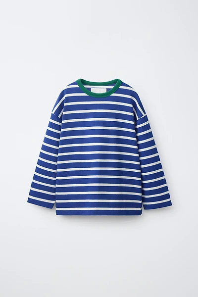 T-SHIRT À IMPRIMÉ RAYURES