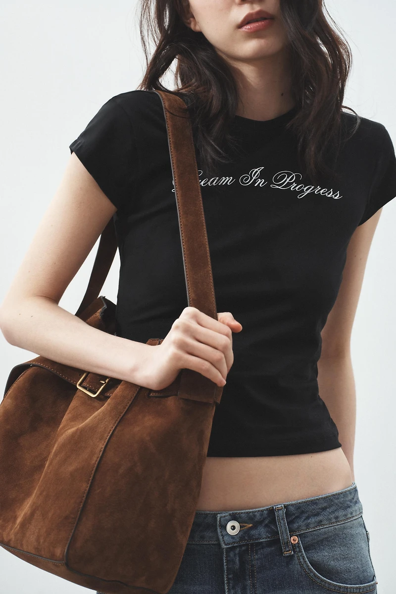 FRONT TEXT T-SHIRT
