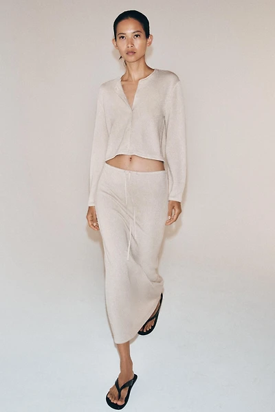 LONG STRAIGHT SKIRT