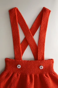 BABY KNIT DUNGAREES