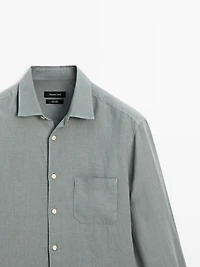 Regular fit shirt with pocket detail