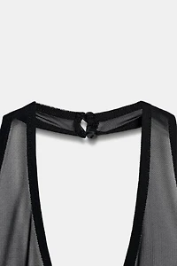 COMBINATION HALTER BODYSUIT