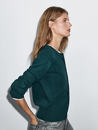 Cardigan en laine mélangée
