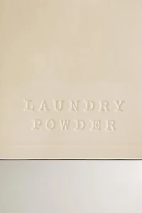 LAUNDRY DETERGENT JAR WITH A LADLE