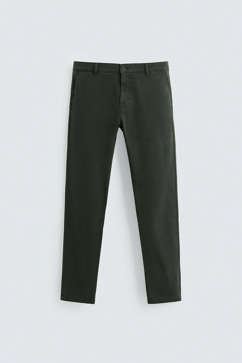 SKINNY CHINO PANTS