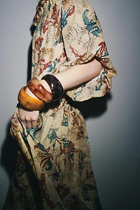 ZW COLLECTION RAMIE PRINT DRESS