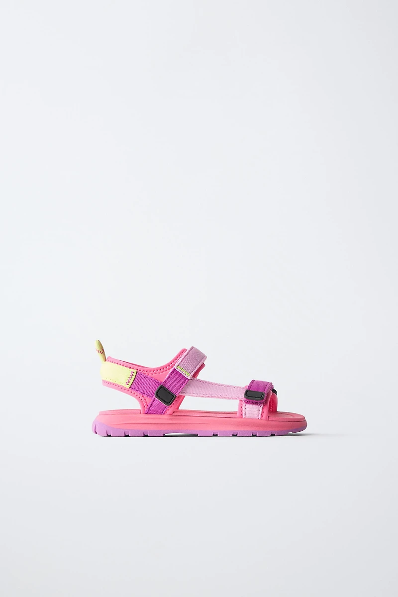 MULTICOLOR TECHNICAL SANDALS