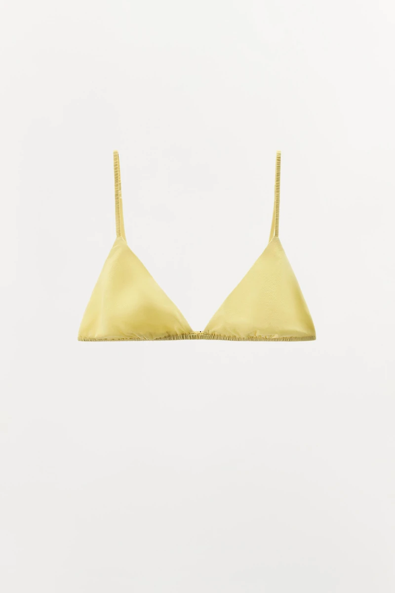 BRALETTE TRIANGLE AVEC SOIE