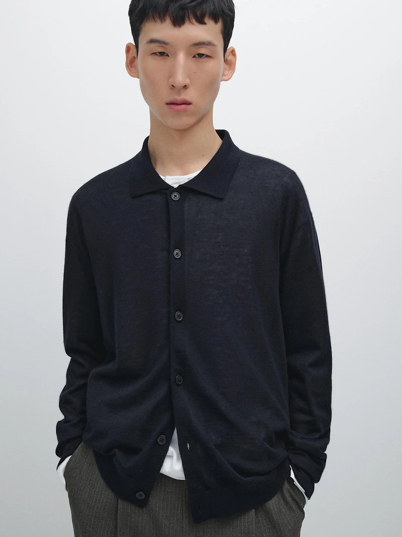 Cardigan 100 % cachemire