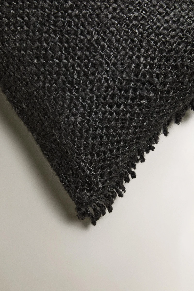 HOUSSE DE COUSSIN FRANGES