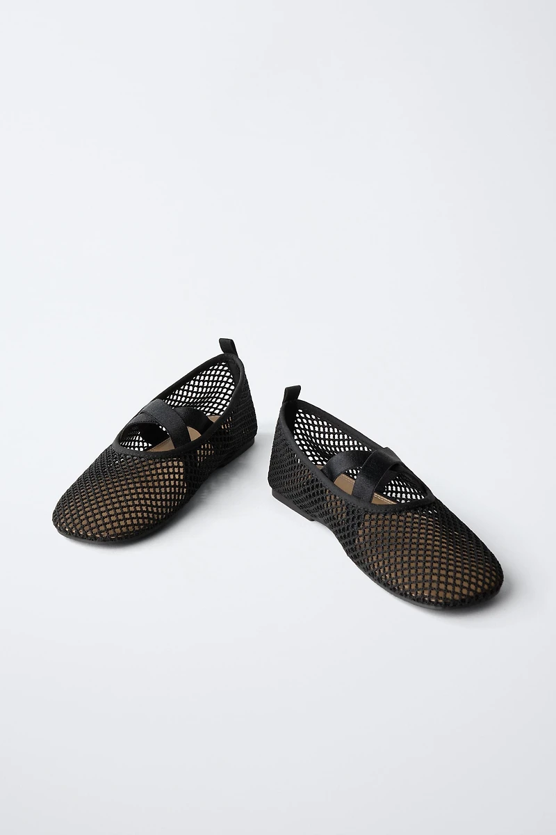 MESH BALLET FLATS