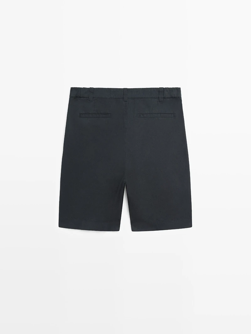 Bermuda détail taille coton