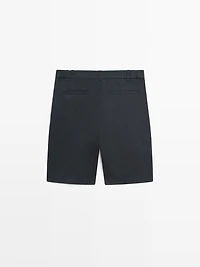 Bermuda détail taille coton