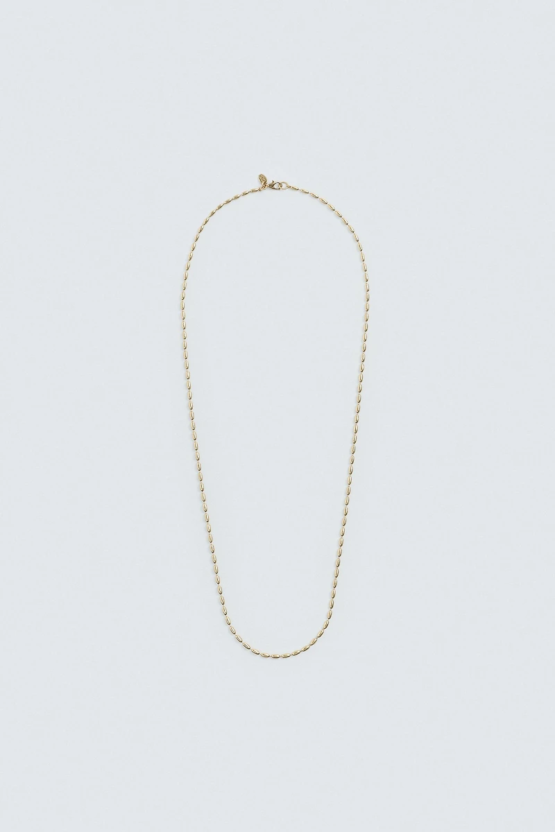 COLLIER À MAILLONS MÉTALLIQUES