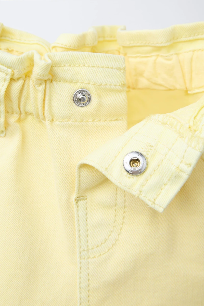 SHORT CONFORT PAPERBAG EN SERGÉ