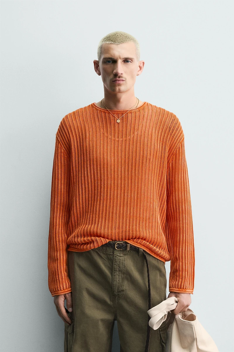 WASHED TEXTURED JUMPER