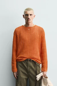 WASHED TEXTURED JUMPER