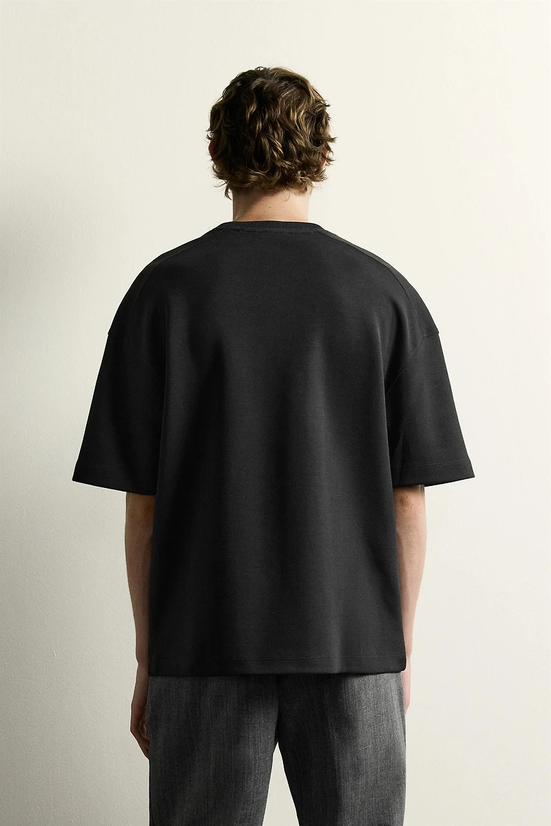 RELAXED FIT INTERLOCK SWEATSHIRT