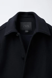 CROPPED WOOL CLOTH JACKET